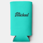 便利なギフトの名前を個人用カスタムに設定する（高） スリム缶クーラー (正面)