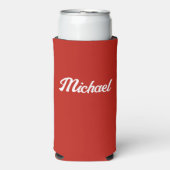 便利なギフトの名前を個人用カスタムに設定する（高） スリム缶クーラー (Seltzer正面)