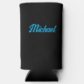 便利なギフトの名前を個人用カスタムに設定する（高） スリム缶クーラー (正面)