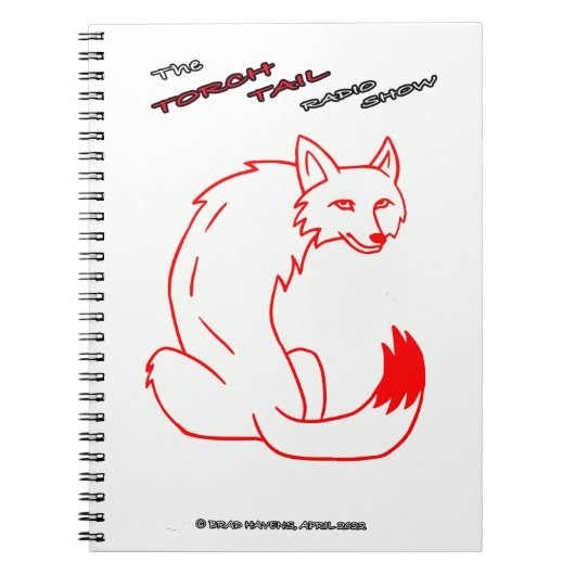 便利なノートにトーチテールラジオショーポスター ノートブック (正面)