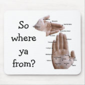 便利なミシガン州"旅行"マウスパッド! マウスパッド (正面)