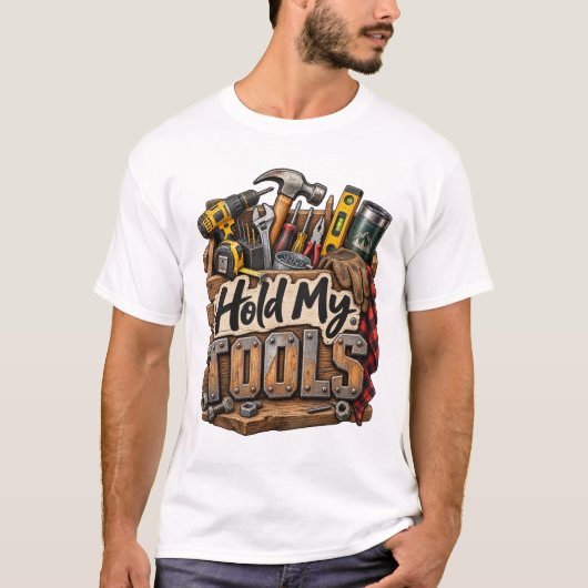 便利な工具 DIY ワークショップ Tシャツ (正面)