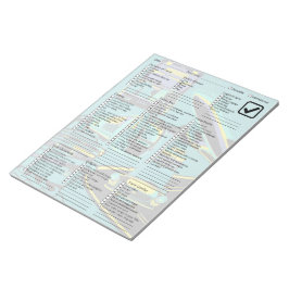 便利な旅行梱包チェックリスト ノートパッド