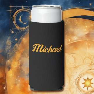 便利な贈り物に名前をパーソナライズカスタムトールセル スリム缶クーラー