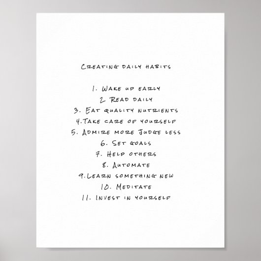 便利やる気を起こさせるな毎日のリマインダーを持つポスター。 ポスター (正面)