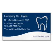 便利モダンな磁気歯科医の名刺 マグネット名刺 (正面)