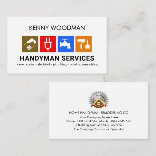 便利便利便便利便店ホーム改装 名刺 (正面/裏面)