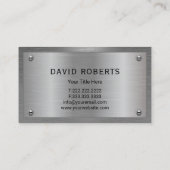 便利修理サービス金クール属 名刺 (裏面)