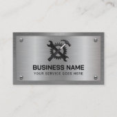 便利修理サービス金クール属 名刺 (正面)