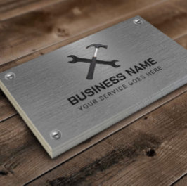 便利修理サービス金フェイク属 名刺