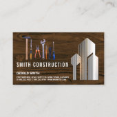 便利修理ツール | 建物ロゴ 名刺 (正面)