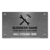 便利修理プロフェッショナル整備業 マグネット名刺 (正面)