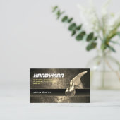 便利修理プロフェッショナル金ゴールドハンマー 名刺 (スタンド正面)