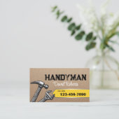 便利修理保守サービスヴィンテージクラフト 名刺 (スタンド正面)