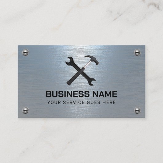 便利修理保守サービスBlue Metal 名刺 (正面)