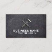 便利修理整備整備業Chalkboard 名刺 (正面)