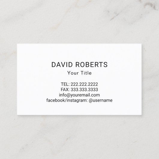 便利修理整備業務モダン銀 名刺 (裏面)