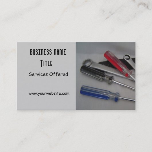 便利修理業設計 名刺 (正面)