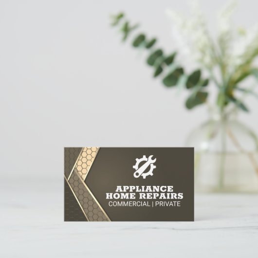 便利修理 | アプライアンスによる修正 名刺 (スタンド正面)