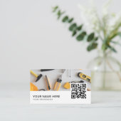 便利修理 |保守サービスQRコード 名刺 (スタンド正面)