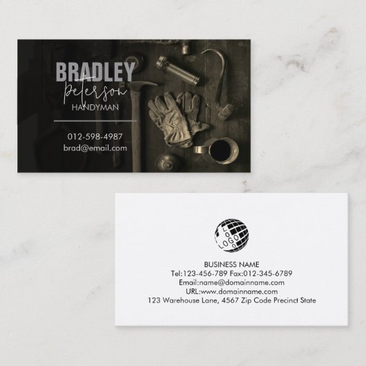 便利家宅修繕請負業者名刺 名刺 (正面/裏面)