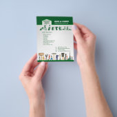 便利屋とホームメンテナンスサービスのフライヤー チラシ (手)