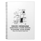 便利屋と家庭用修理ノート ノートブック (正面)