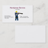 便利屋のサービス業カード 名刺 (正面/裏面)