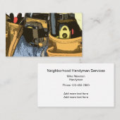 便利屋のシンプル2の側面のデザイン 名刺 (正面/裏面)