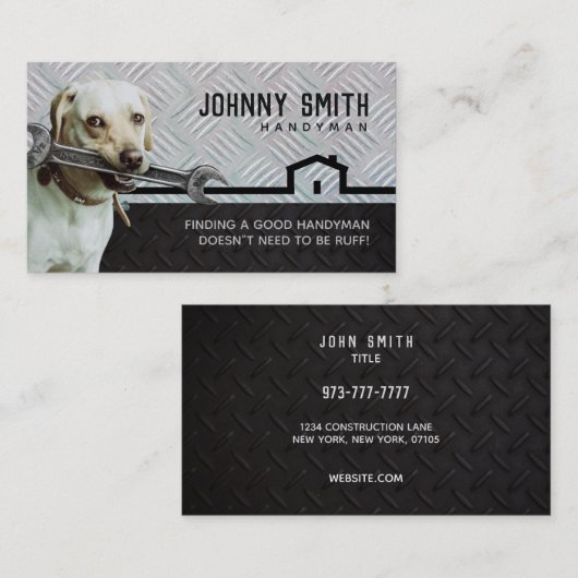 便利屋のスローガンの名刺 名刺 (正面/裏面)