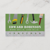 便利屋のスローガンの名刺 名刺 (正面)