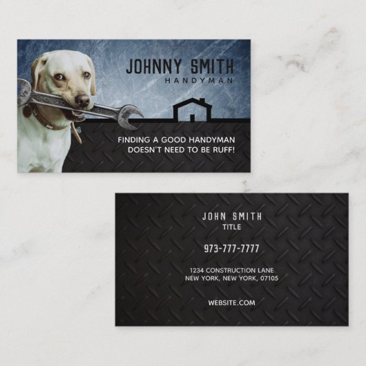 便利屋のスローガンの名刺 名刺 (正面/裏面)