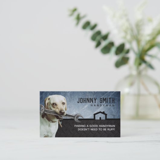 便利屋のスローガンの名刺 名刺 (スタンド正面)