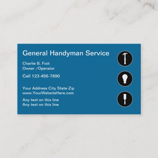 便利屋のテーマ 名刺 (正面)