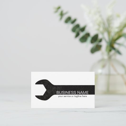 便利屋の保守と修理ミニマル平野 名刺 (スタンド正面)