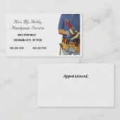 便利屋の名刺 予約カード (正面/裏面)