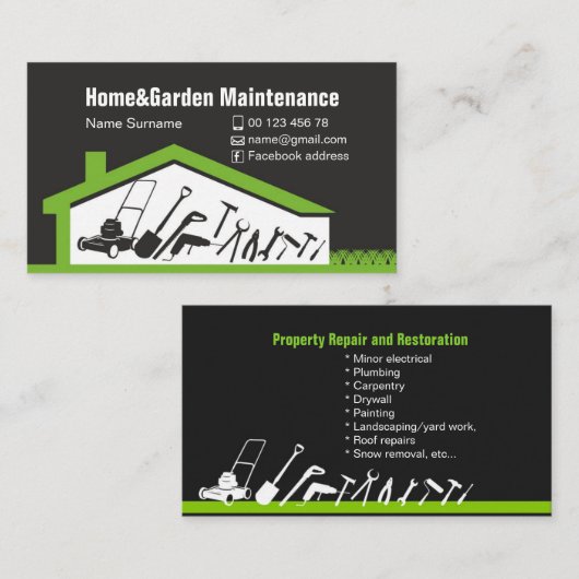 便利屋の名刺 名刺 (正面/裏面)