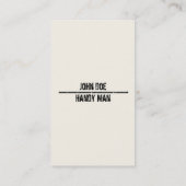 便利屋の名刺 名刺 (裏面)