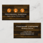 便利屋の建設業カード 名刺 (正面/裏面)