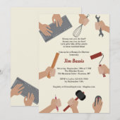 便利屋の手による招待状 招待状 (正面/裏面)