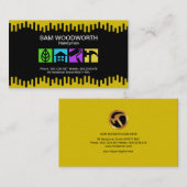 便利屋の点滴注入のペンキの福祉業務のプラカード 名刺 (正面/裏面)