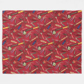 便利屋の維持および建築業者手用具 フリースブランケット (正面(横))