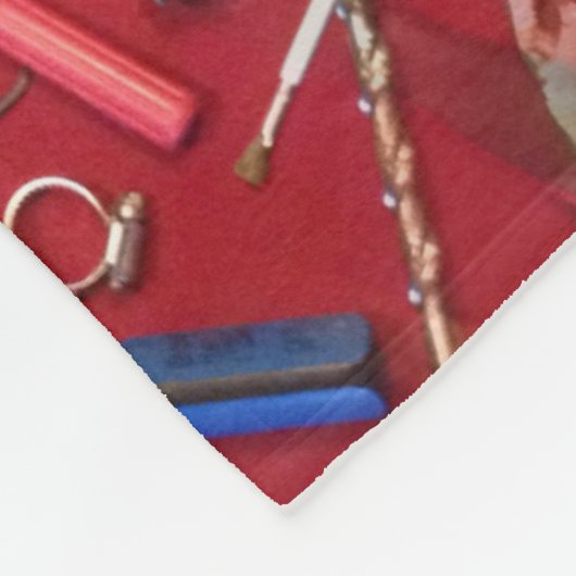 便利屋の維持および建築業者手用具 フリースブランケット (角)