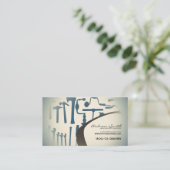 便利屋または大工の名刺 名刺 (スタンド正面)