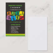 便利屋サービス、家の維持 名刺 (正面/裏面)