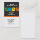 便利屋サービス、家の維持 名刺 (正面/裏面)