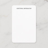 便利屋サービス、家庭用メンテナンス名刺 名刺 (裏面)