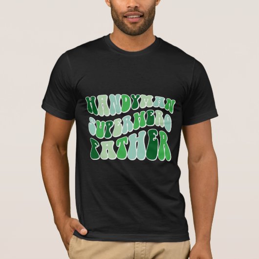 便利屋スーパーヒーローの父 Tシャツ (正面)