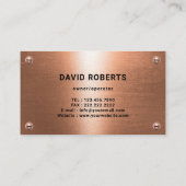 便利屋ハウス修理メンテナンス銅労働者 名刺 (裏面)