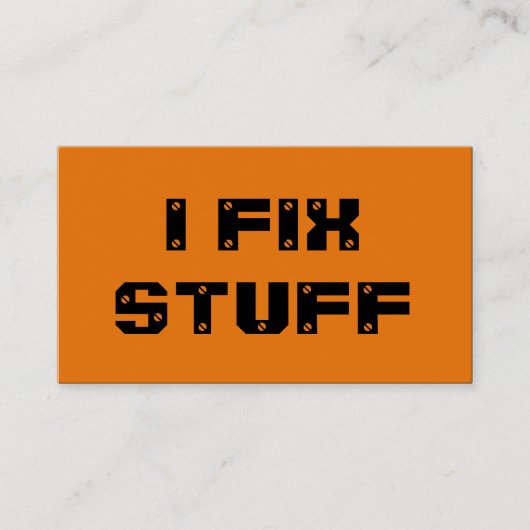 便利屋プロフェッショナル修理保守サービス 名刺 (正面)